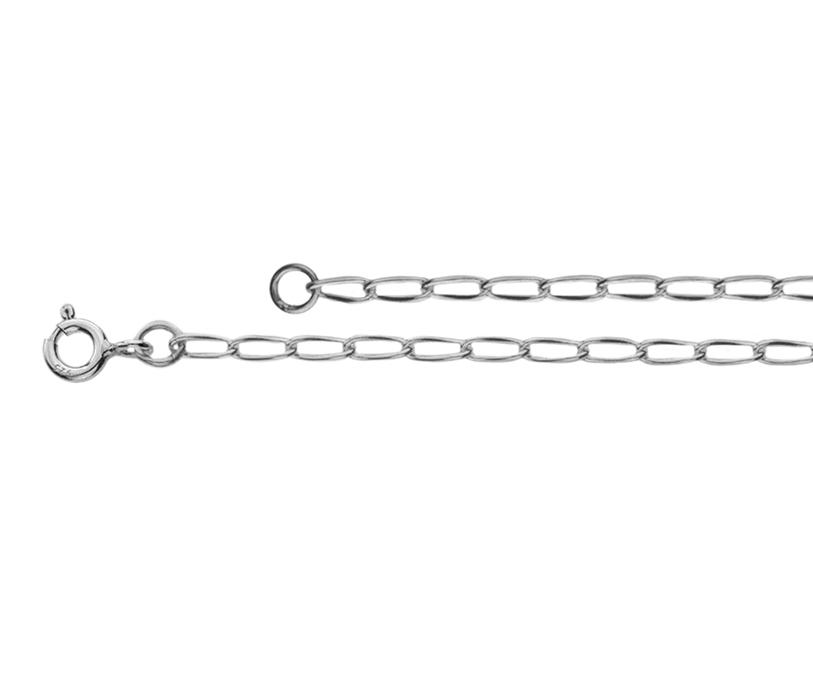 Chain Extenders | Silver 24 Curb Long Extender 4" Length