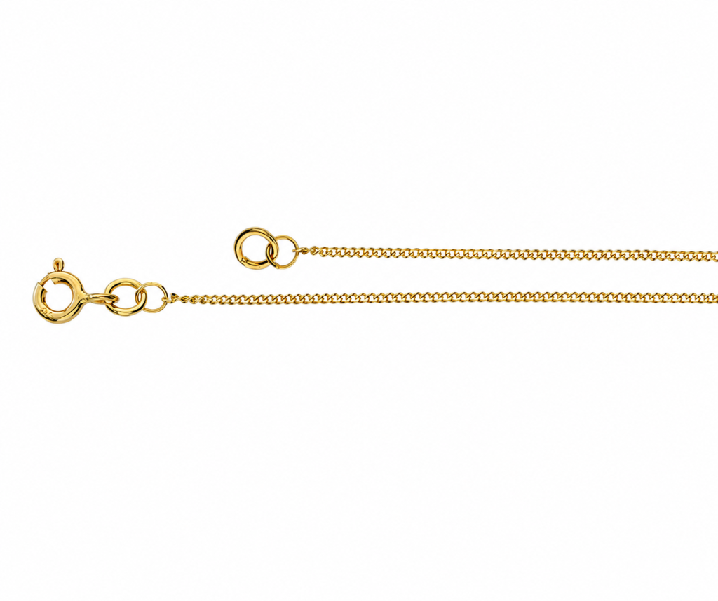 Chain Extenders | 9ct Yellow 12 Filed Curb Extender 4" length