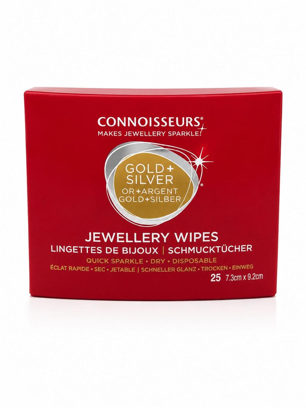 Cleaners & Care | Connoisseurs® Jewellery Wipes