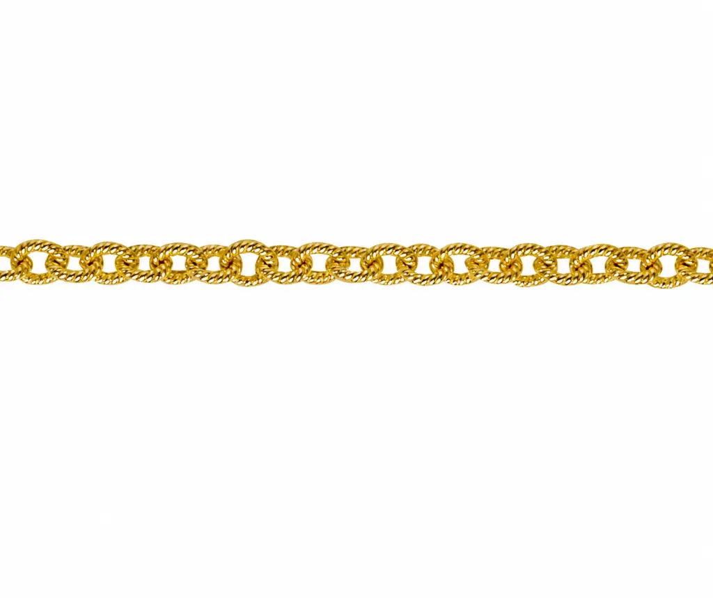 Gold Plated | Gold Plated Noble Rope Strand