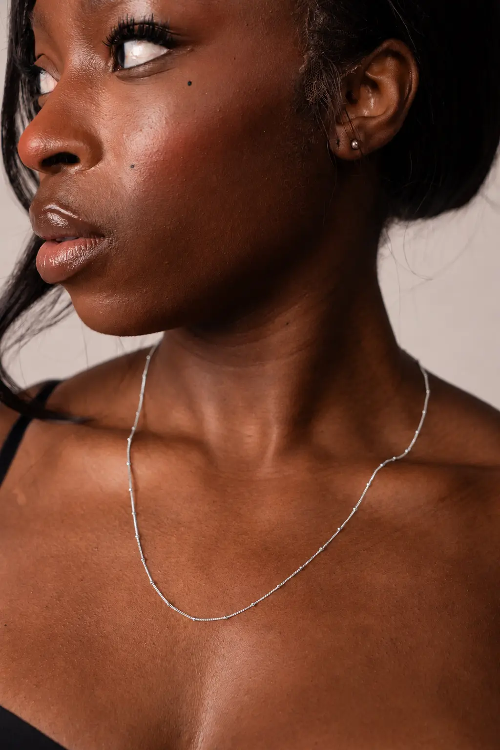 Silver | Silver Beaded Aurora Model